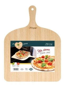 ETNA Pizza Set - Grote Pizzasteen & GRATIS Pizzaschep - 30 Cm X 38 Cm - Echt Italiaanse Pizzasteen - Broodbaksteen - BBQ Pizzasteen - Gemaakt Van Lavasteen Uit De Etna - Non-stick - Eppicotispai -Beste Barbecue Grill winkel 901x1200
