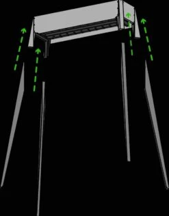 Spiedini Saté-bbq Bali 80 - Saté Houtskoolbarbecue Met Horizontaal Rooster - 80 Cm Lang, 11 Cm Breed - Materiaal: Gealuminiseerd Ijzer -Beste Barbecue Grill winkel 938x1200