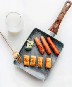 Zaigon All In 1 Pan - Inductie + Vaatwasmachinebestendig - Kleine Pan - Omeletpan - Tamagoyaki Pan - Tamago Pan - Vierkante Pan - Sushi Pan - Vierkante Pan -Beste Barbecue Grill winkel 994x1200